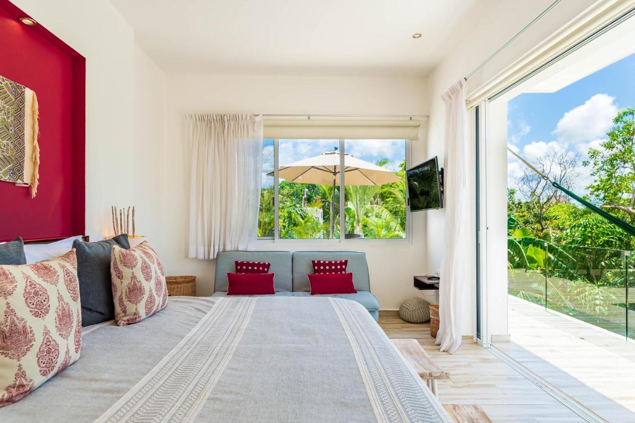 Chic & Mexican Villa, A True Oasis Pool, Security Tulum Exteriör bild