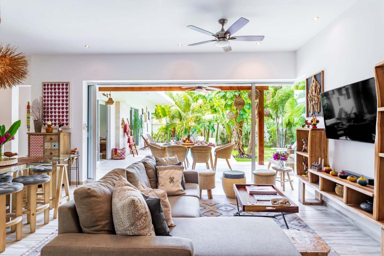 Chic & Mexican Villa, A True Oasis Pool, Security Tulum Exteriör bild