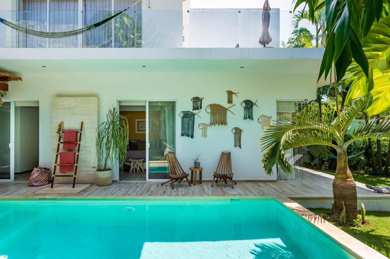 Chic & Mexican Villa, A True Oasis Pool, Security Tulum Exteriör bild